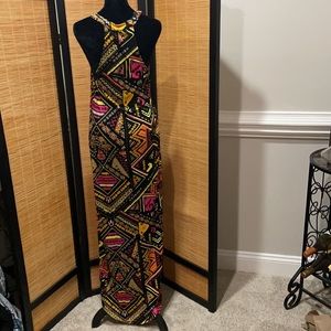H&M Coachella tribal print maxi